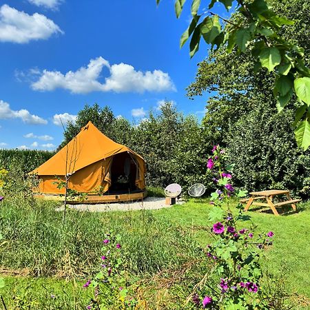 Bell Tent In Een Voedselbos Nederweert-Eind Екстер'єр фото