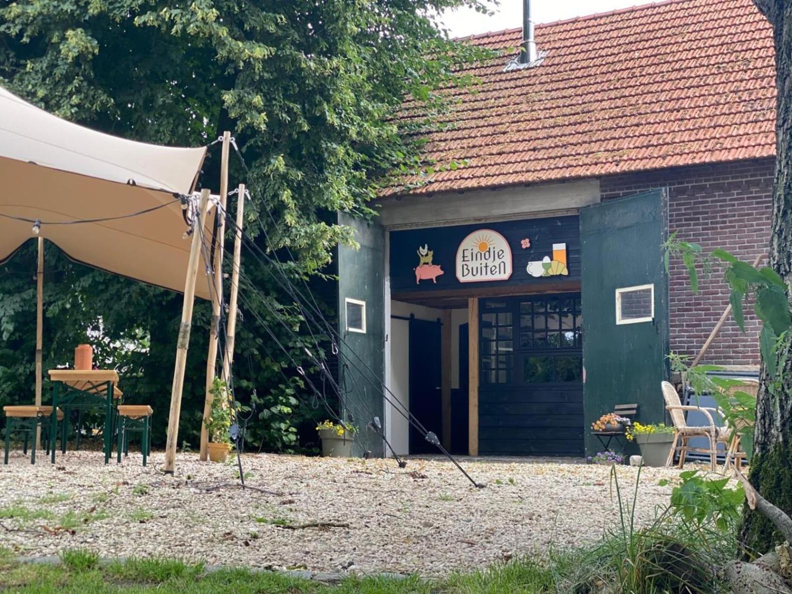 Bell Tent In Een Voedselbos Nederweert-Eind Екстер'єр фото